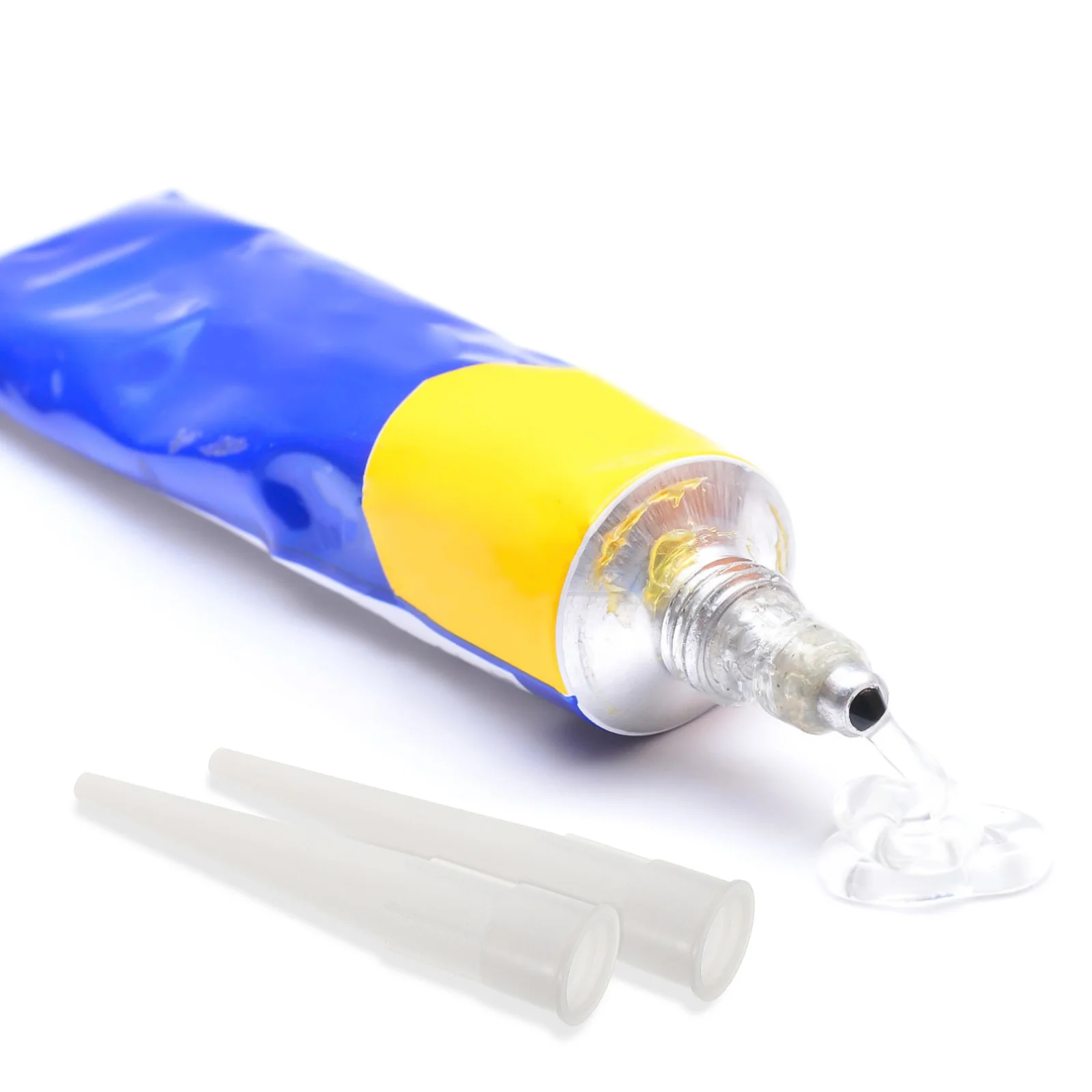 

10pcs Hard Glue Caulking Nozzle Tips Durable Plastic Precision Applicator For Joint Filling Portable Caulking Tools Long Nozzle