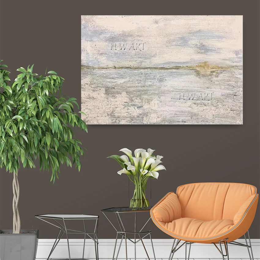 

Большое украшение стены детского сада, абстрактные картины маслом, безрамные, современная текстурированная картина, художественный демонстрацион на холсте для галереи