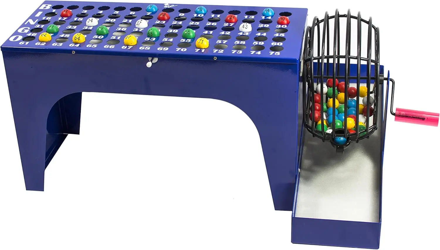 

Bingo Game Deluxe Game Set with Cage, 7/8 Inch Balls and Master Board All-in-One Table Top Profes