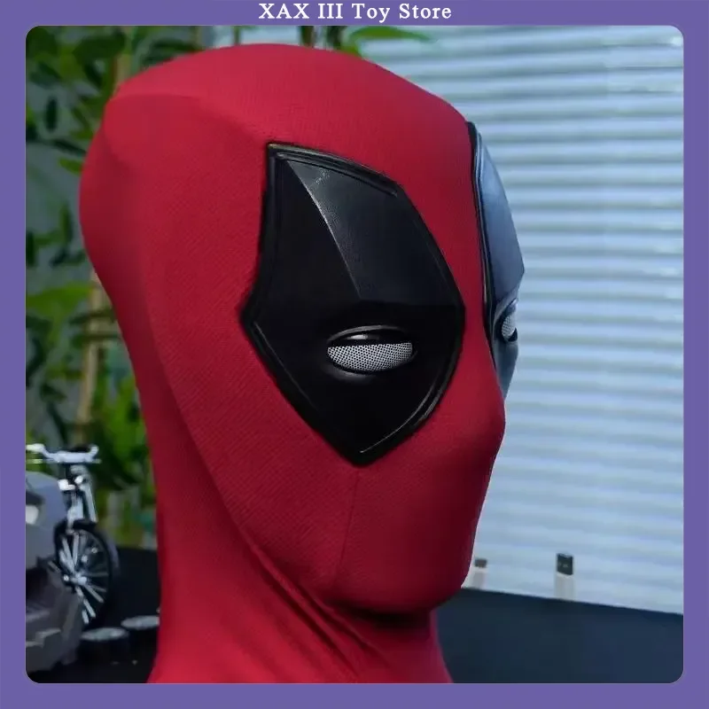 

Deadpool Cosplay Mask Nylon Headgear Knitted Cotton Mesh Helmet Anime Halloween Party Carnival Costume Props Toy Gifts
