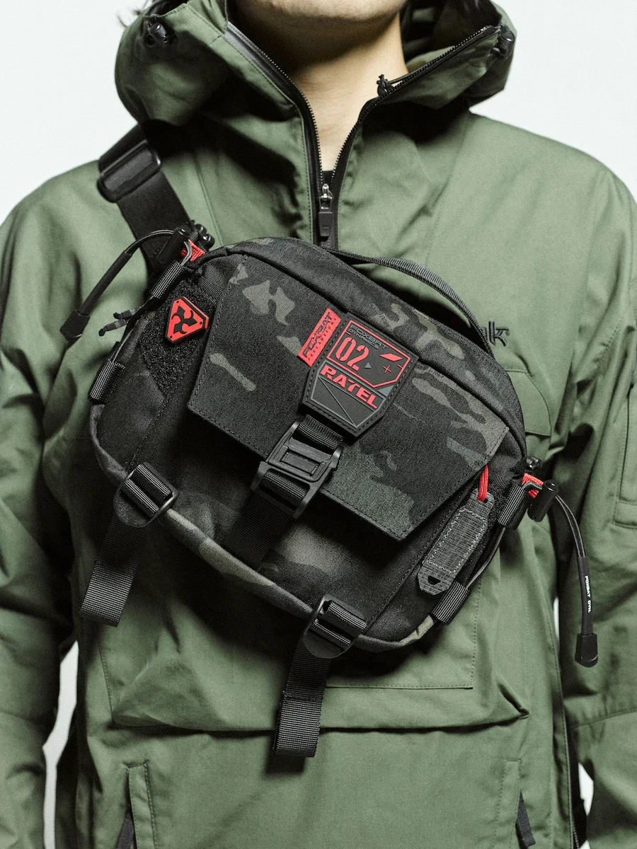 FOXBAT 23ss LEG-16-MK2 EDC Carrying Crossbody Chest Bag Xpac Fidlock Slider Buckle Urban Techwear