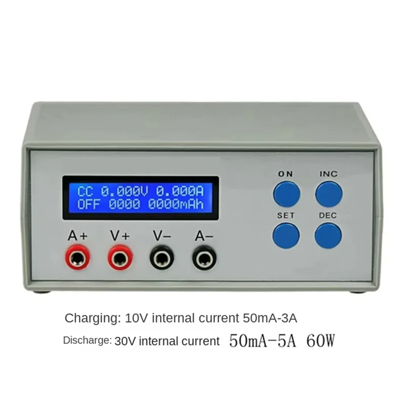 

ABZV-EBC-A05+ Electronic Load Tester Charger 5V Output For Mobile Phone Batteries And Computers Battery Capacity Power
