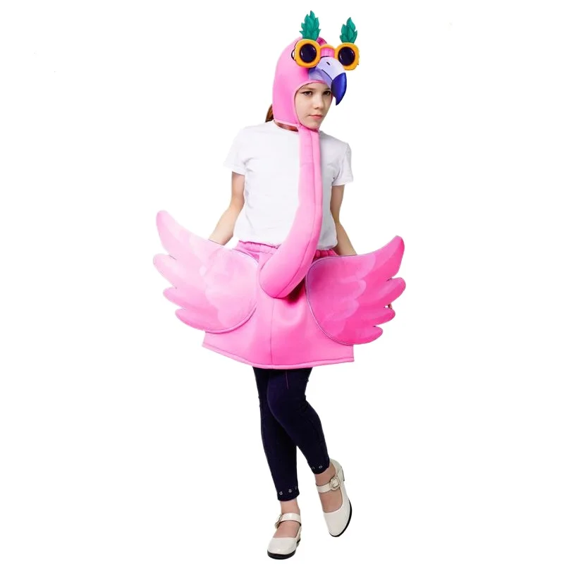 Carnival Party Children\'s Pink Flamingo Costume