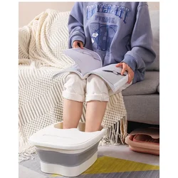 Foldable Footbath Massage Bucket Soaking Bucket Folding Basin Spa Foot Bath Bucket Household Sauna Bathtub Pedicure Bath Bathtub