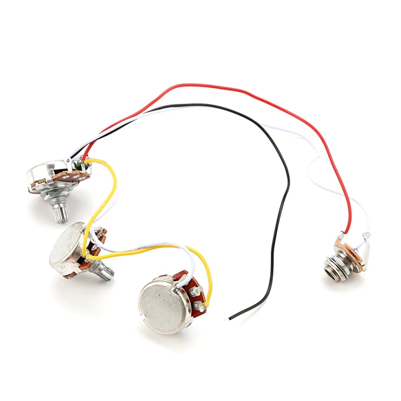 لهجة التحكم في مستوى الصوت تسخير A250K B250K الأواني المقبس الجهد لجاز باس الغيتار الملحقات أجزاء #2