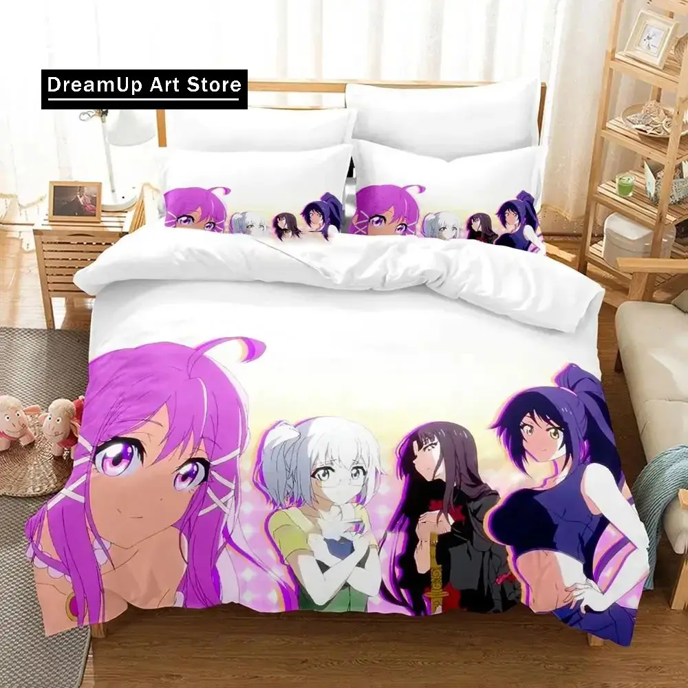 Anime Cupids Chocolates Bedding Set Duvet Cover Bed Set Quilt Cover Pillowcase Comforter king Queen Size Boys Adult Home Textile