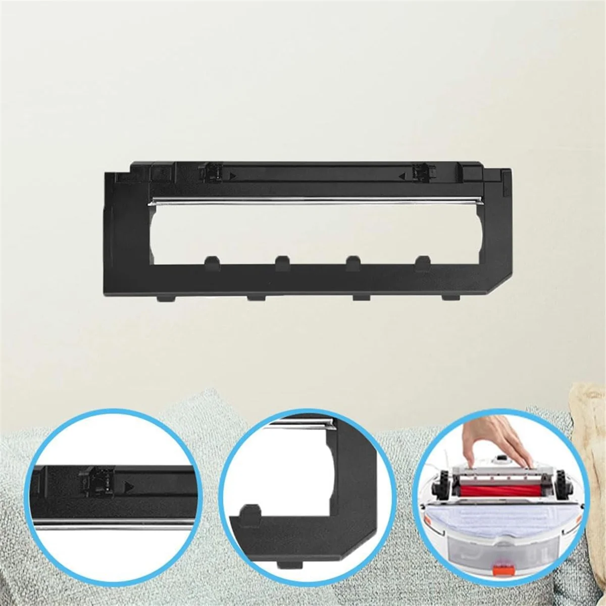 Комплект аксессуаров BISMZ для пылесоса Roborock S7 MaxV Ultra / S7 Pro Ultra, основная боковая щетка, HEPA-фильтр, швабра, тканевые мешки для пыли