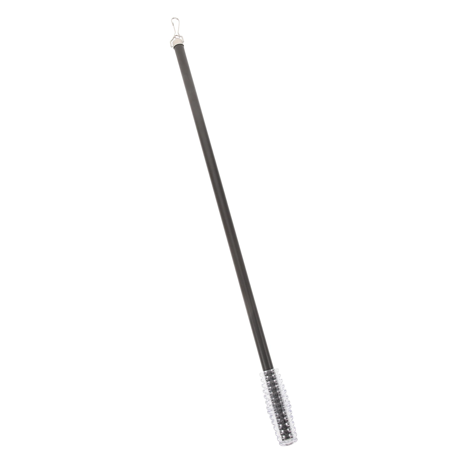 

50cm Black Thread Handle Aluminum Balcony Curtain Rod Pull Wand Reusable Long Drapery Stick Small Pole For Blinds Hardware