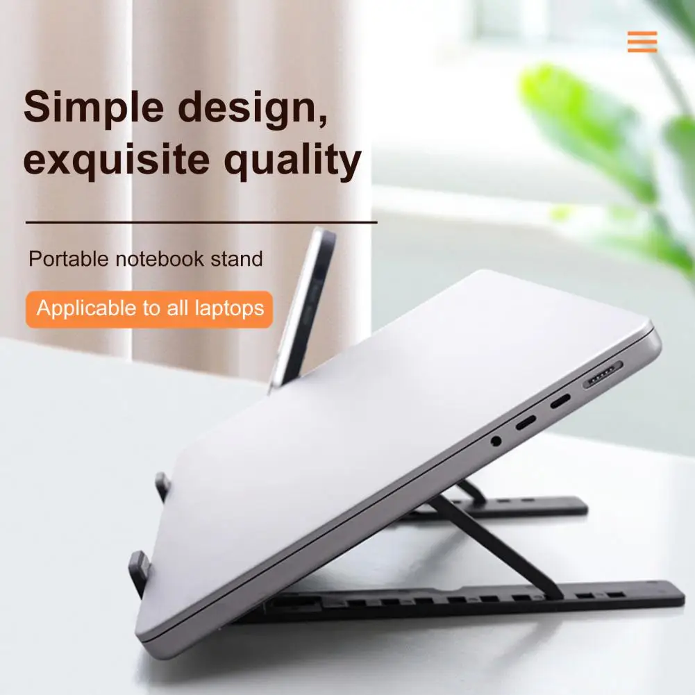 

Portable Laptop Stand Notebook Support Computer Bracket Holder Accessories Foldable Lap Top Base For Pc