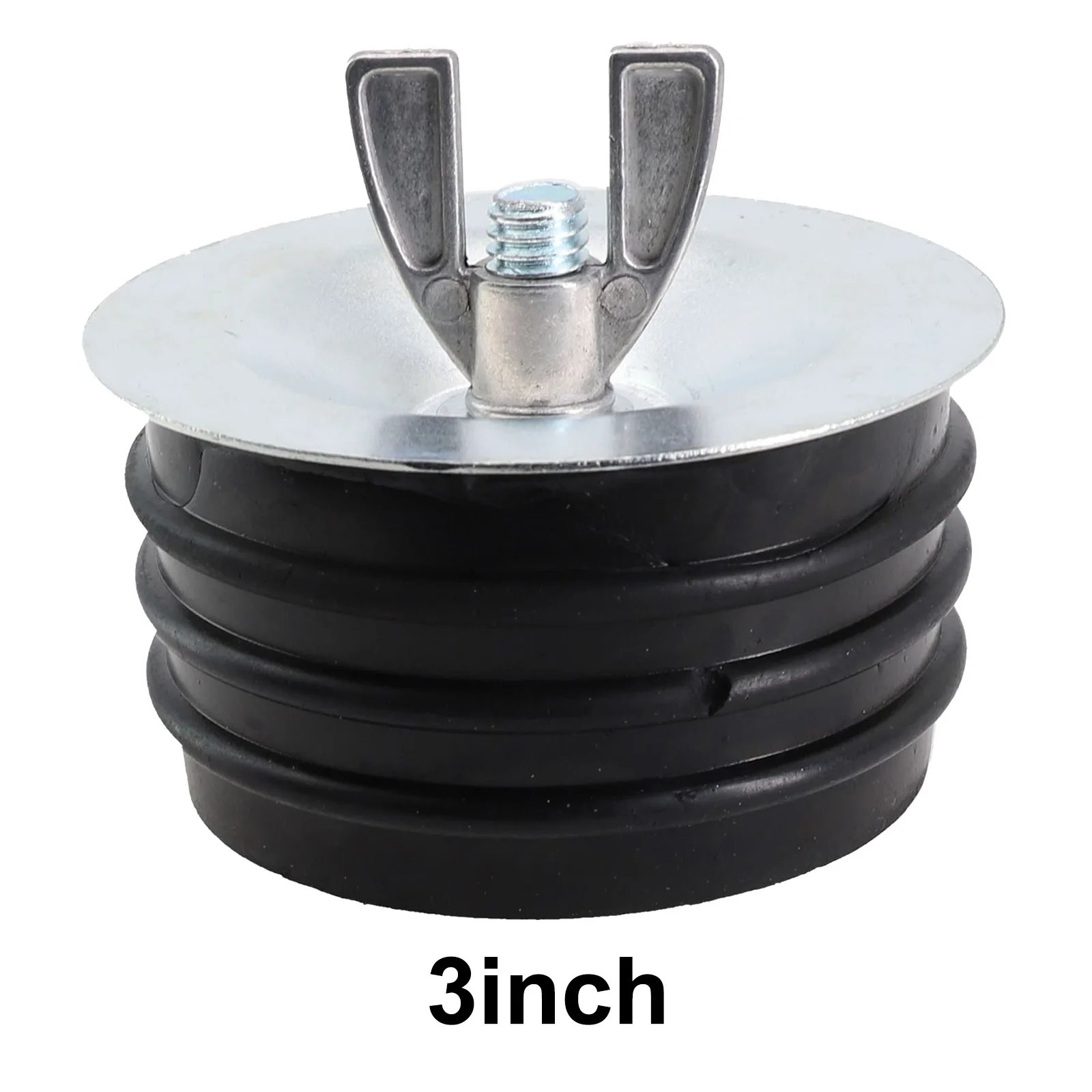 Sealing Ring Metal Water Stop Plug Practical Cleanout Cap Durable Expansion Pipe High Quality Plug Rubber Home Plumbing Fixtures