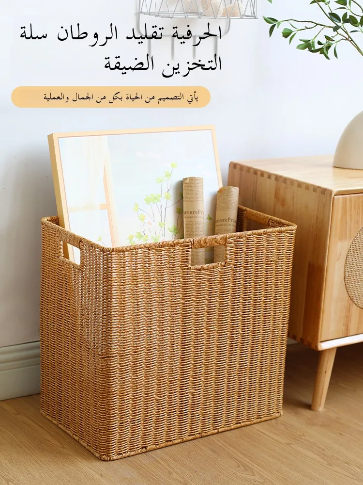 

Large Size Wier Basket Ken's Yoga Mat Storage Basket Narrow High pe Corner Sewing Sports Equipment Dir Laundry Basket