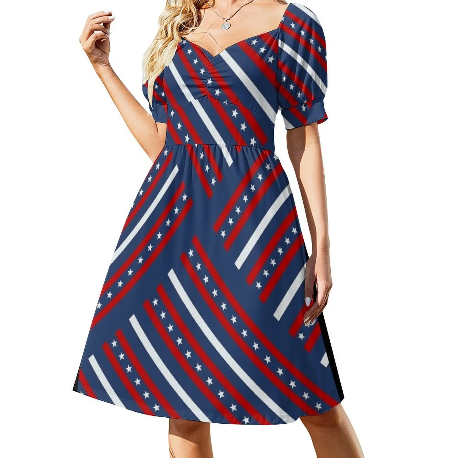 

July 4th Flag 1 Dress summer clothes luxury dress Summer dresses for women