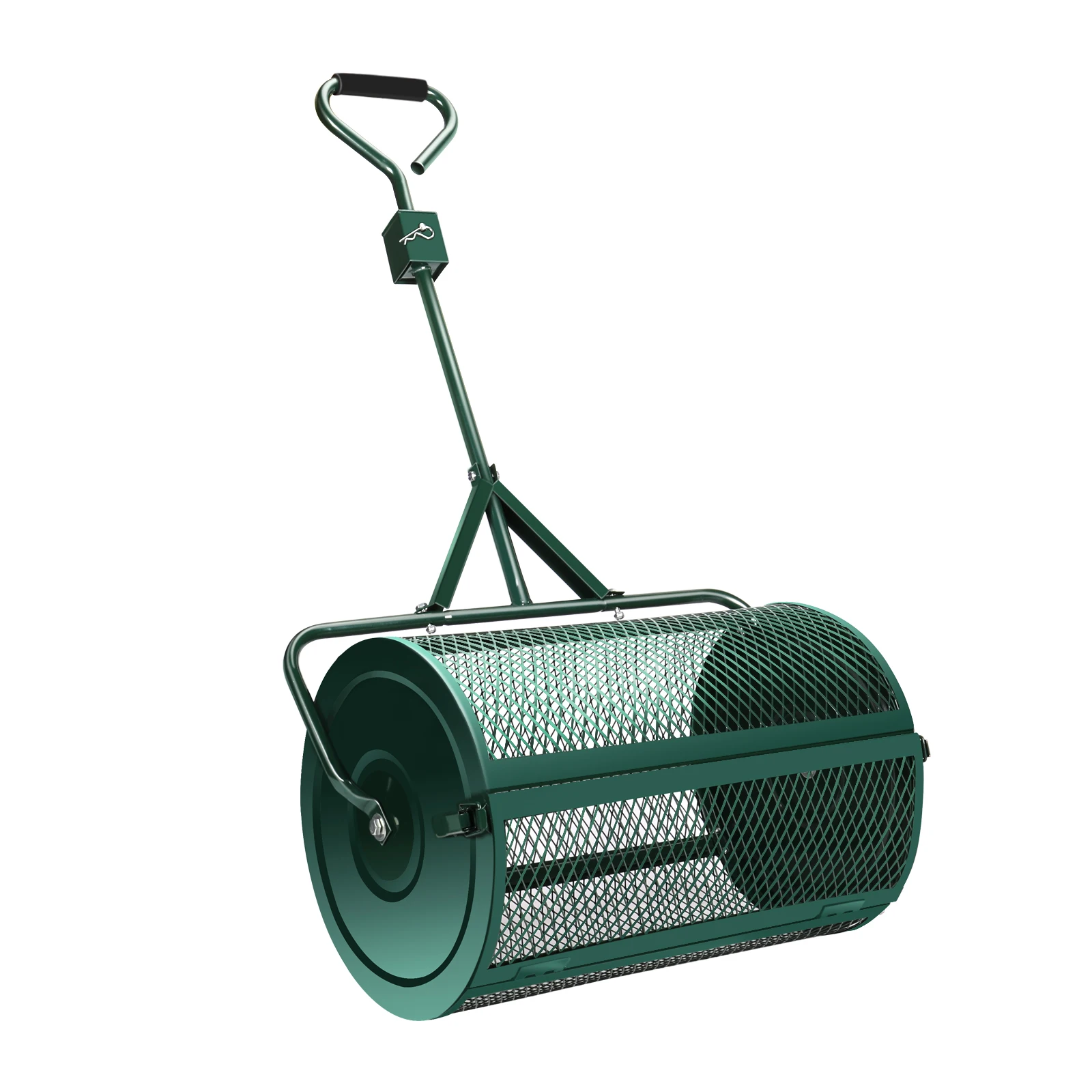 Y Shape Handle Compost , Peat Moss , Metal Mesh Manure Spreader For Lawns, Garden Planting Seeding