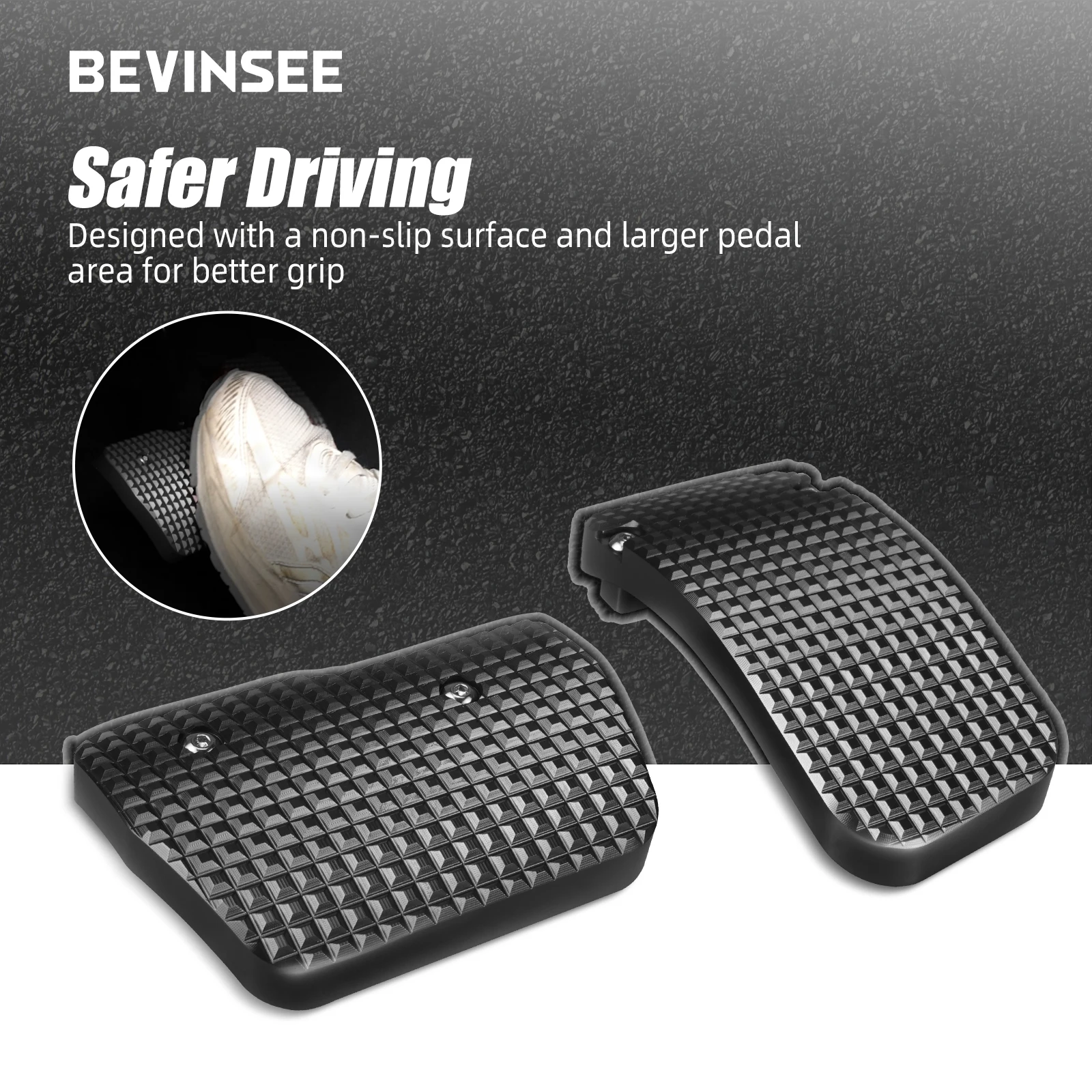 Für Automatikgetriebe-Brems- und Gaspedalabdeckung, für VW Golf 7, für Audi A3 RS3 8V, für SEAT Leon 5F, für Skoda Octavia 3 5E