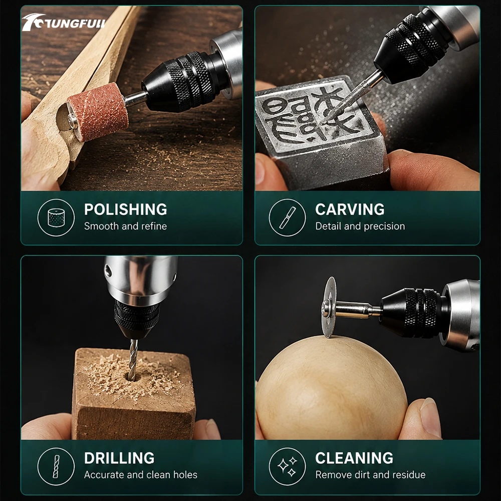 3.7V Rechargeable Engraving Pen Mini Cordless Electric Drill Rotary Grinder Polishing Machine Compatible With Dremel Accessories