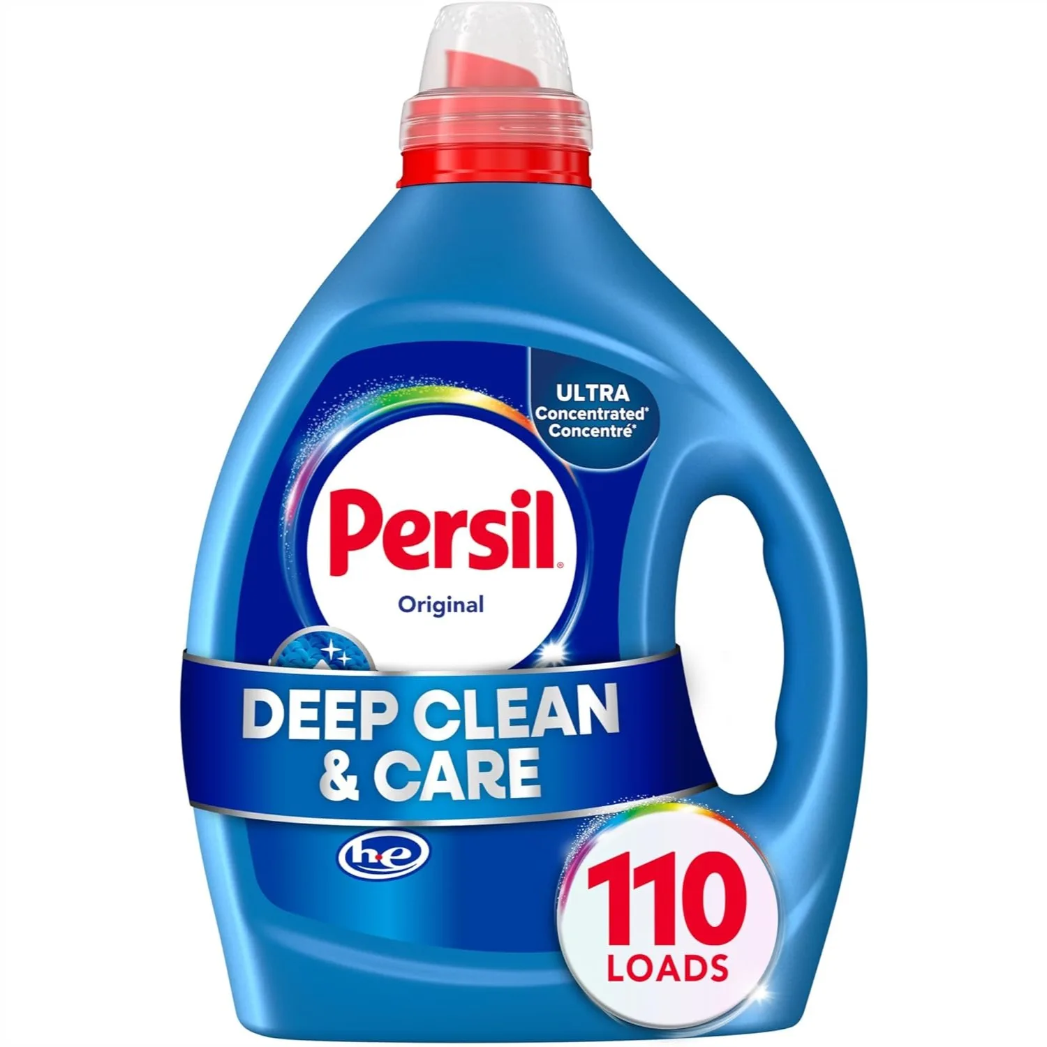 

Liquid Laundry Detergent, 82.5 Fl Oz, 110 Loads, Ultra Concentrated, Deep Clean for Colors & Whites, Works in All Water
