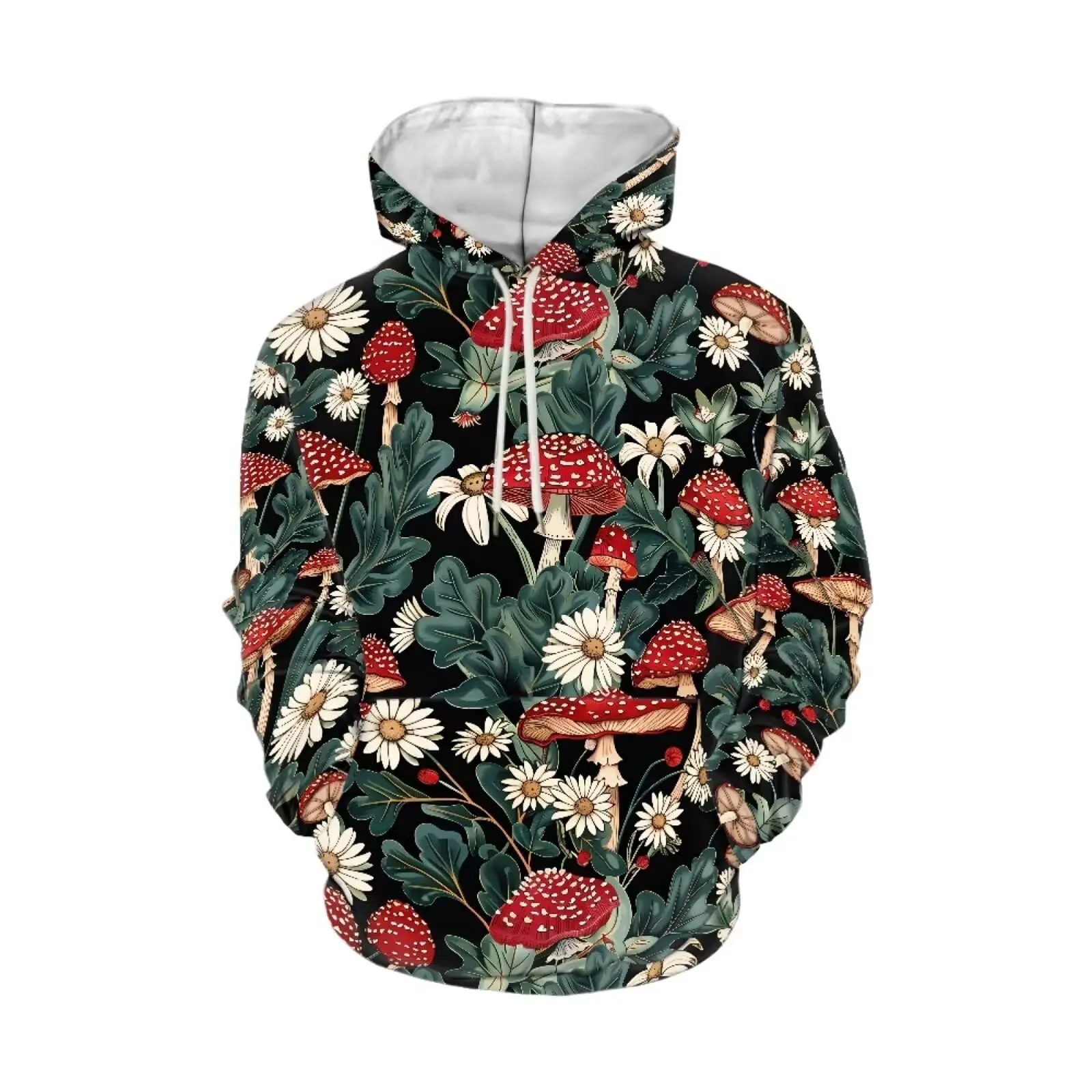 Bloem Bloemen 3D Print Hoodies Dames Oversized Sweatshirt Met Capuchon Streetwear Y2K Tops Trainingspak Unisex Jas Kleding