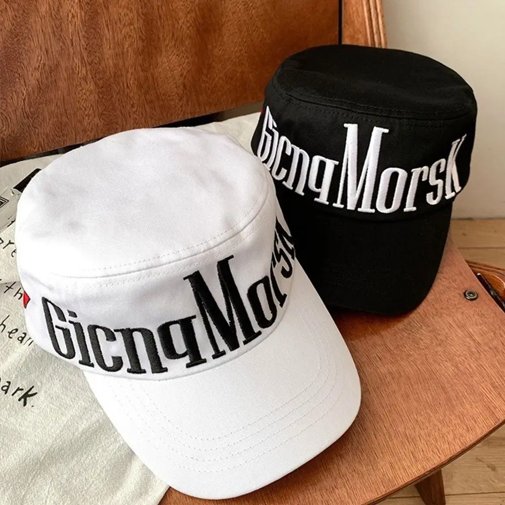 

Fashion American Letter Embroidered Cap Street Dance Flat Top Men Women Baseball Cap Sun Hip Hop Snapback Hat Streetwear
