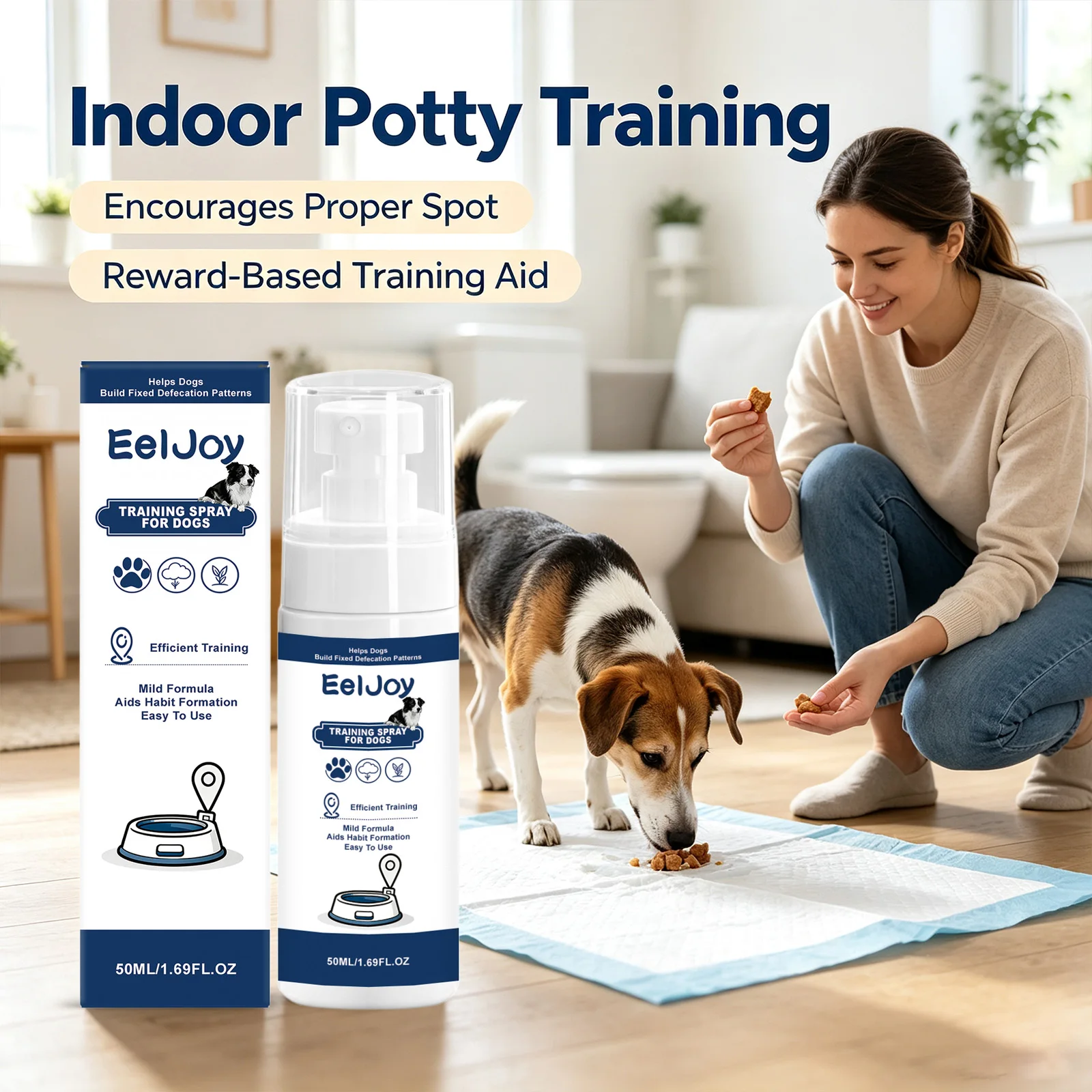 Dog Training Induction Spray Correcte Behavior Fixed Point Defecation Reduce Disorderly Bowel Movements Pet toilet Training Mist