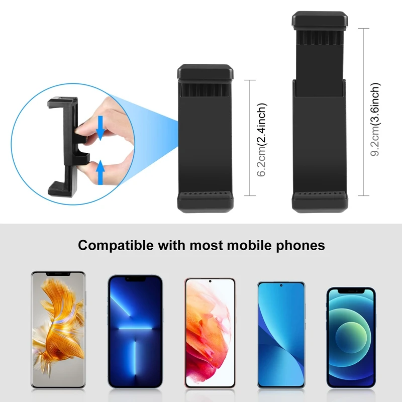 1 шт. многофункциональный портативный мини-кронштейн VLOG живой стабилизатор штатив устойчивый к выстрелу анти-тремтящийся кронштейн с зажимом для телефона, синий