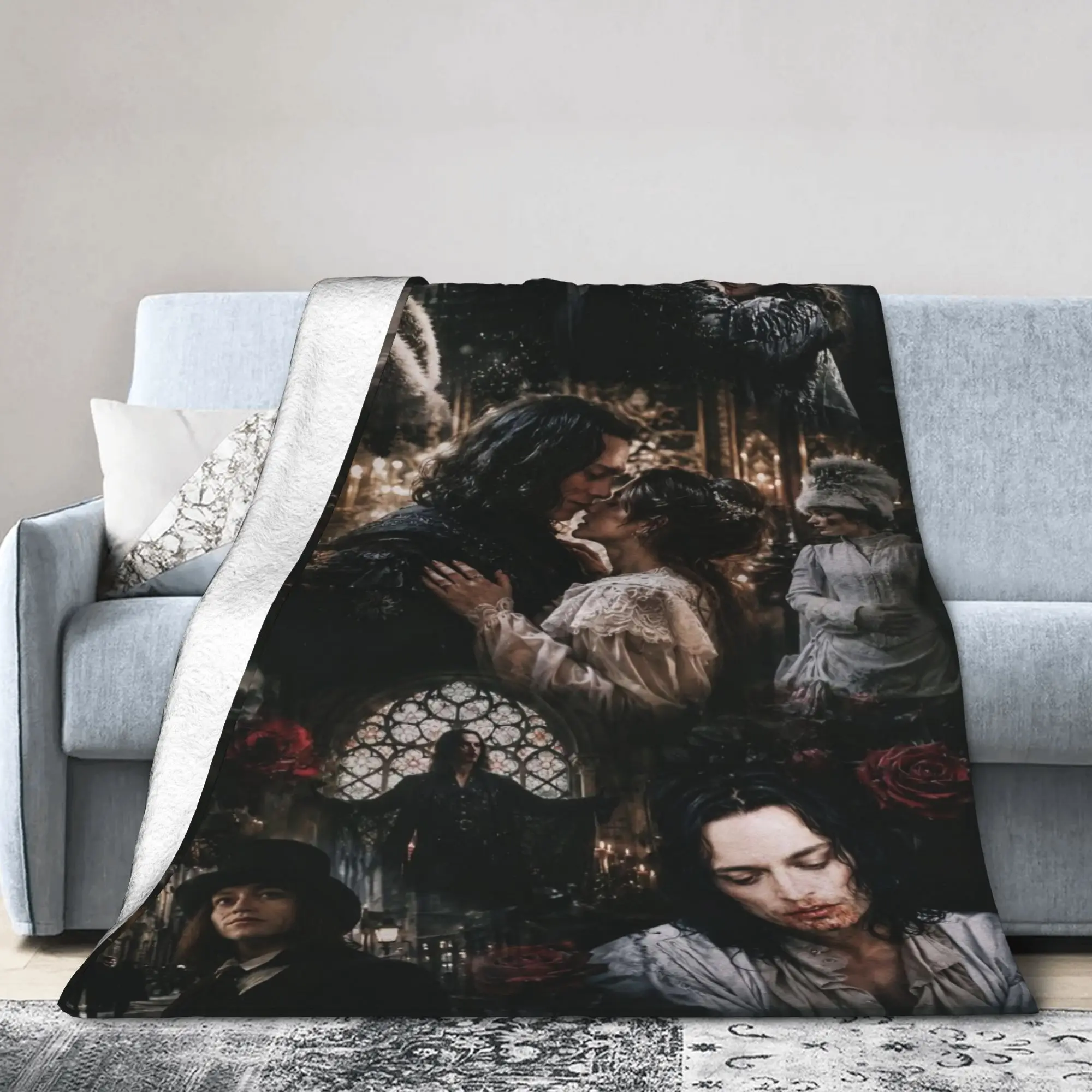 Dracula A Love Tale Blanket Super Soft Fleece Comfortable Present  Throw Blankets Plush Thin Quilt