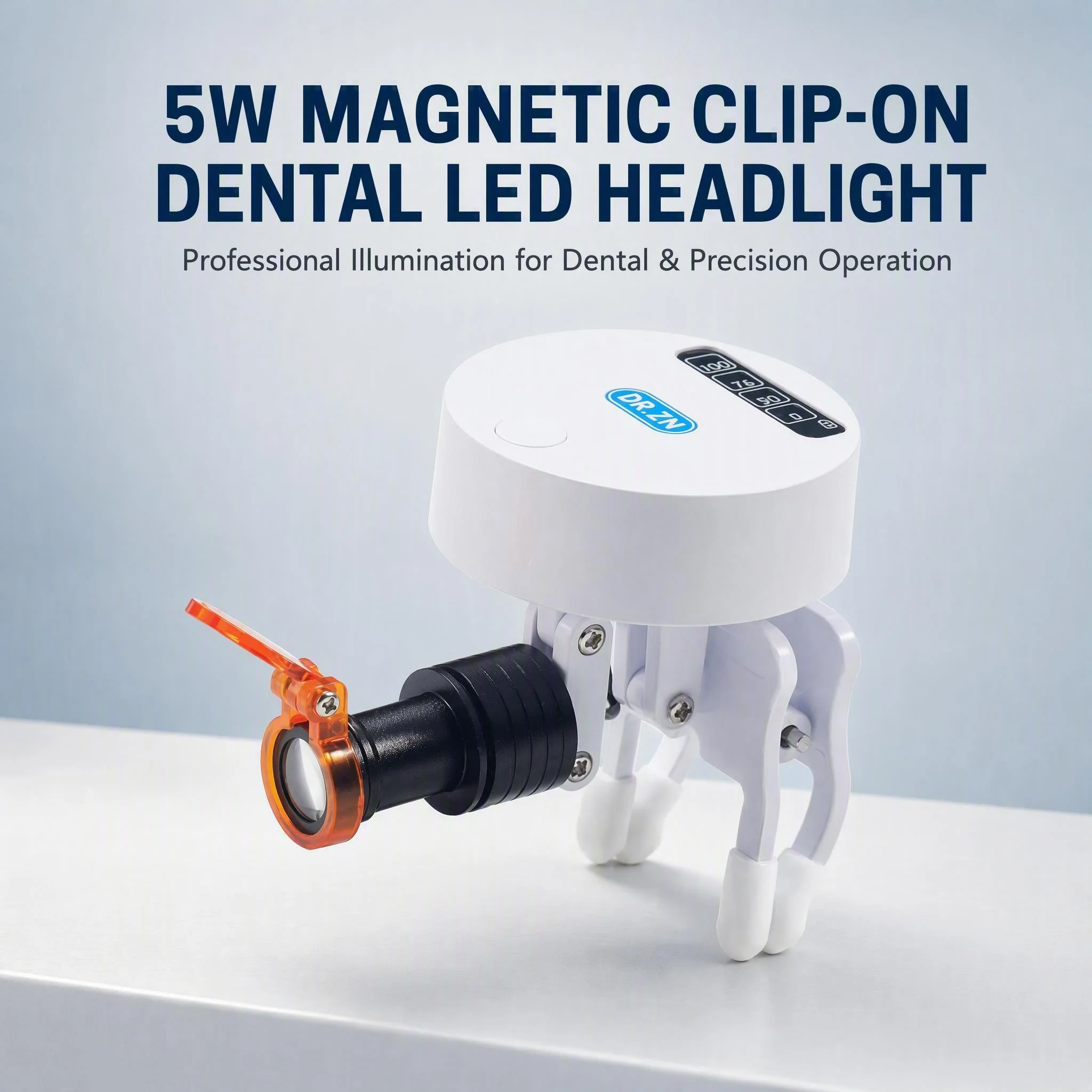 Dental wireless shelf light magnetic clip lighting auxiliary light surgical headlamp
