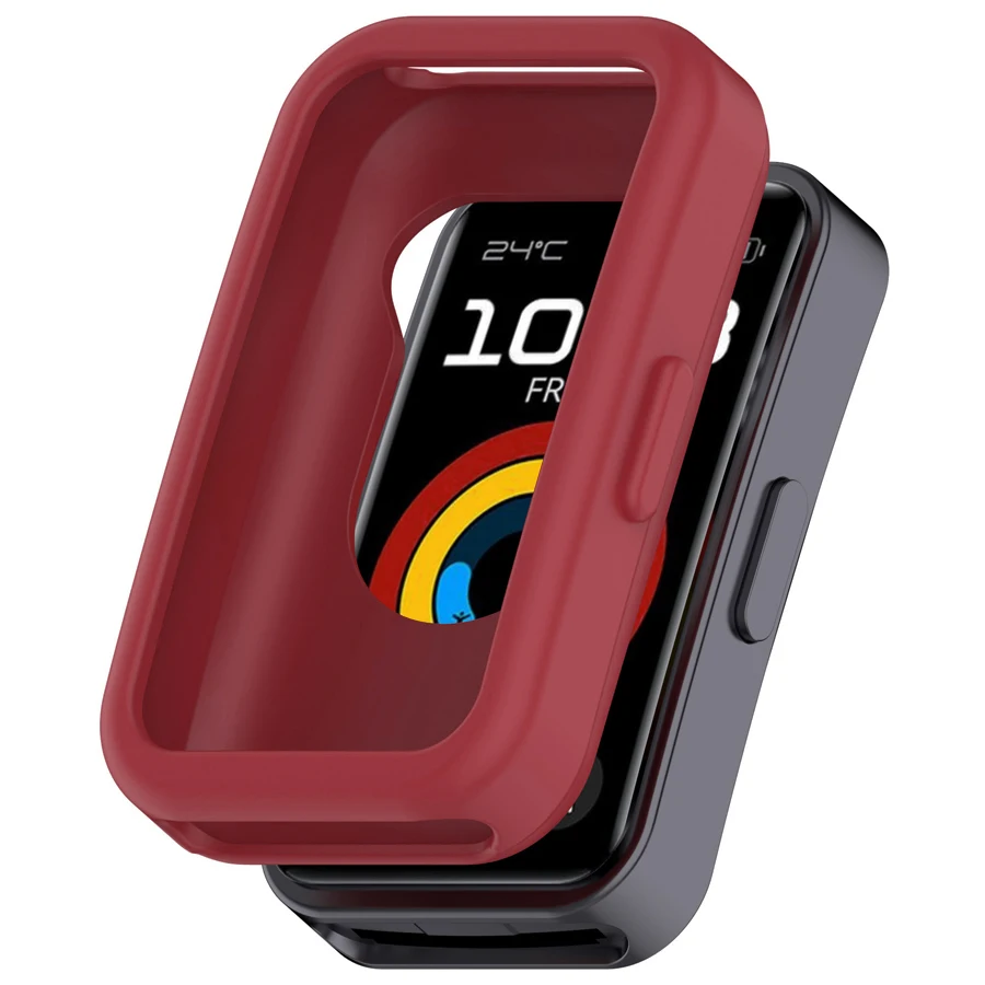 Zachte siliconen TPU hoesje voor Huawei Band 10 9 8 Smartwatch band scherm beschermer bumper voor Huawei Band 10 Band 8 9 hoesje shell