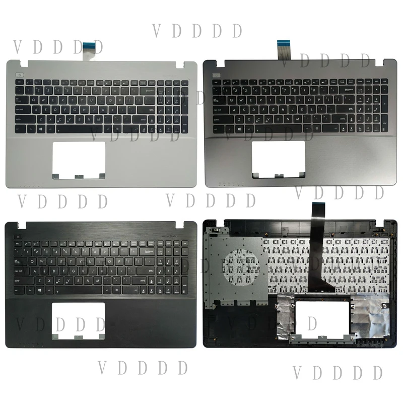 L... US Keyboard For ASUS X550VC X550VL X550W X550WA X550WE  X550ZA Palmrest Cover