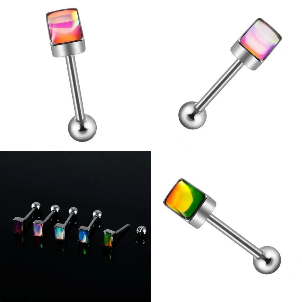 

A52E Practical Stainless Steel Rectangular Tongue With Unique Elegant Designs Portable for Fashion Enthusiasts