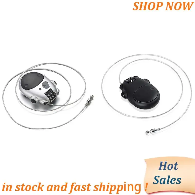

ABVB-Bike Lock Combination Lock Luggage Locks Bicycle Lock Cable Lock Locks For Luggage 30 Inch Wire Rope