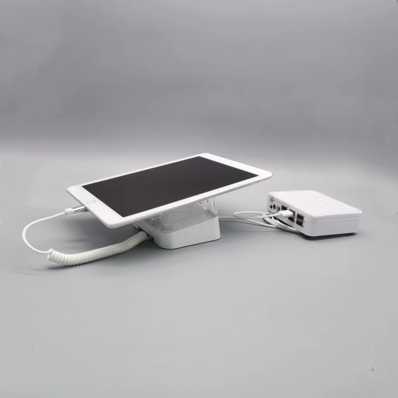 

4-портовая противоугонная подставка для планшета, таблица для зарядки, сигнализация, база дисплея компьютера