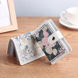 New Slim PU Leather Card Holder Wallet Multiple Card Slots Credit Bank ID Card Bag Organizer Pocket Bus Money Card Storage Clips