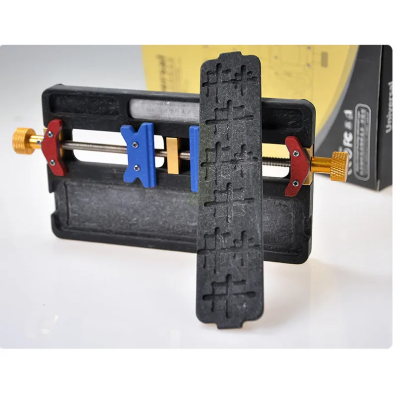 Phone Motherboard Repair Fixture, Dual Bearing High Temp Resistant BGA Chip Positioning Platform  for CPU IC Glue Removal Tools