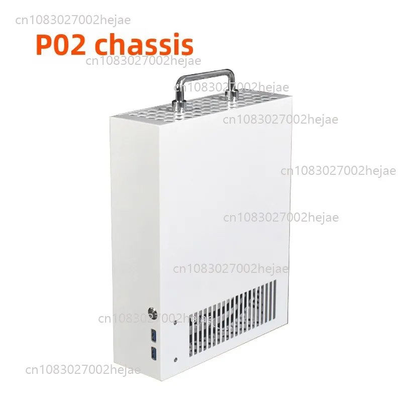 

P02, P04 portable A4 portable ITX case matx compact mini itx white side transparent small case