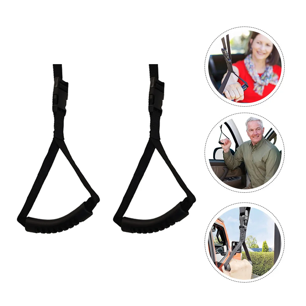 

2pcs Car Handle For The Elderly Adjustable Vehicle Support Grip Non-Slip Safety Handle Automotive Standing Aid Car Interior