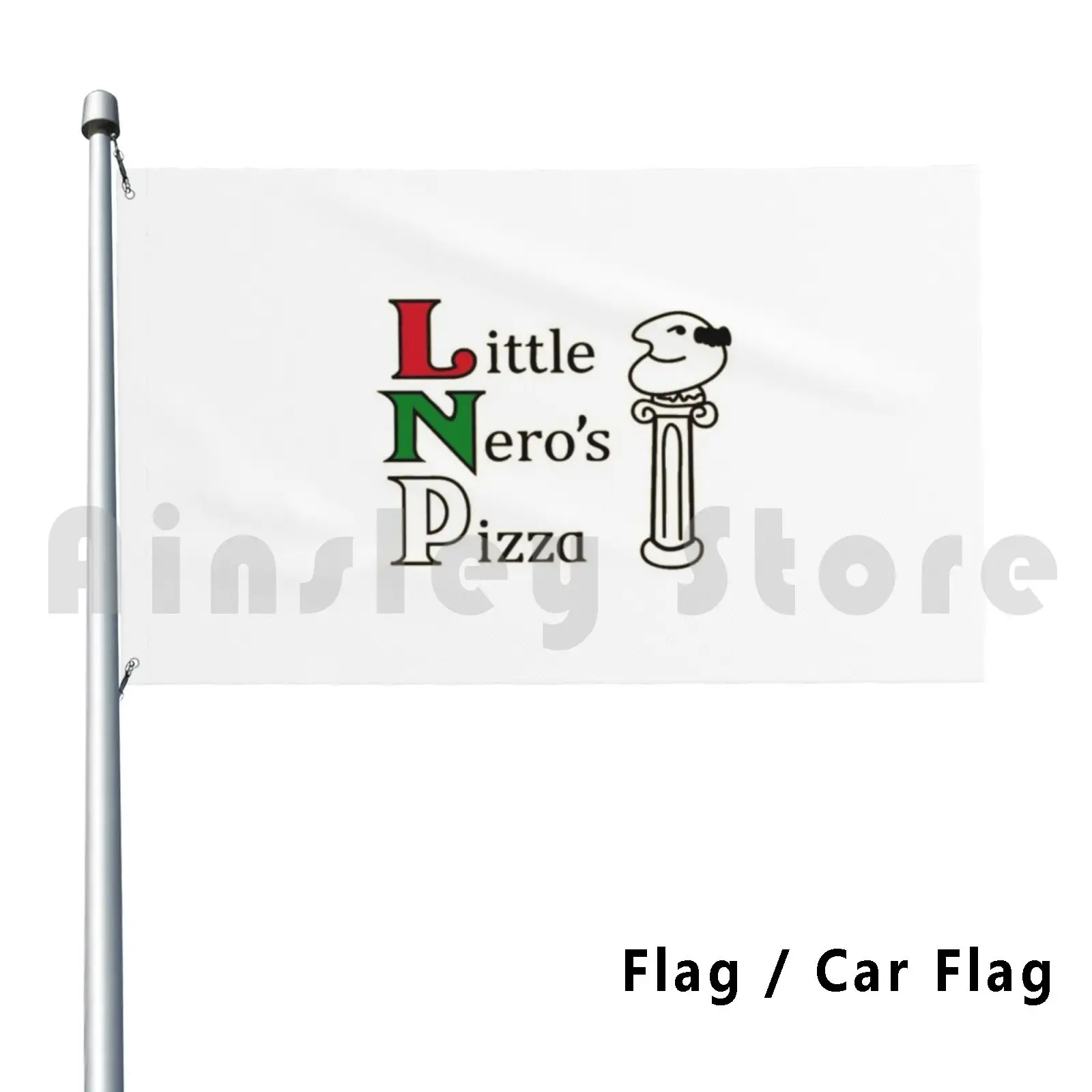 Little Nero’s Pizza Outdoor Decor Flag Car Flag Home Alone Kevin Mccallister The Wet Bandits Christmas 90s