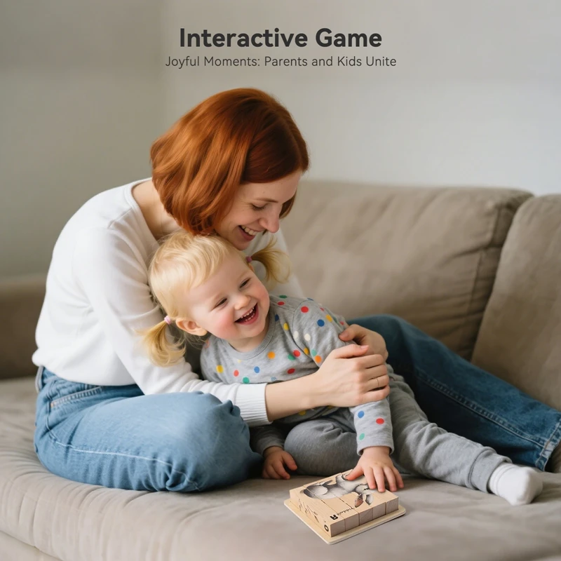 Jouets Montessori pour bébé, Puzzle Animal en bois, jouets d'éducation précoce pour enfants, jeu de réflexion spatiale, de divergence, cadeaux pour enfants