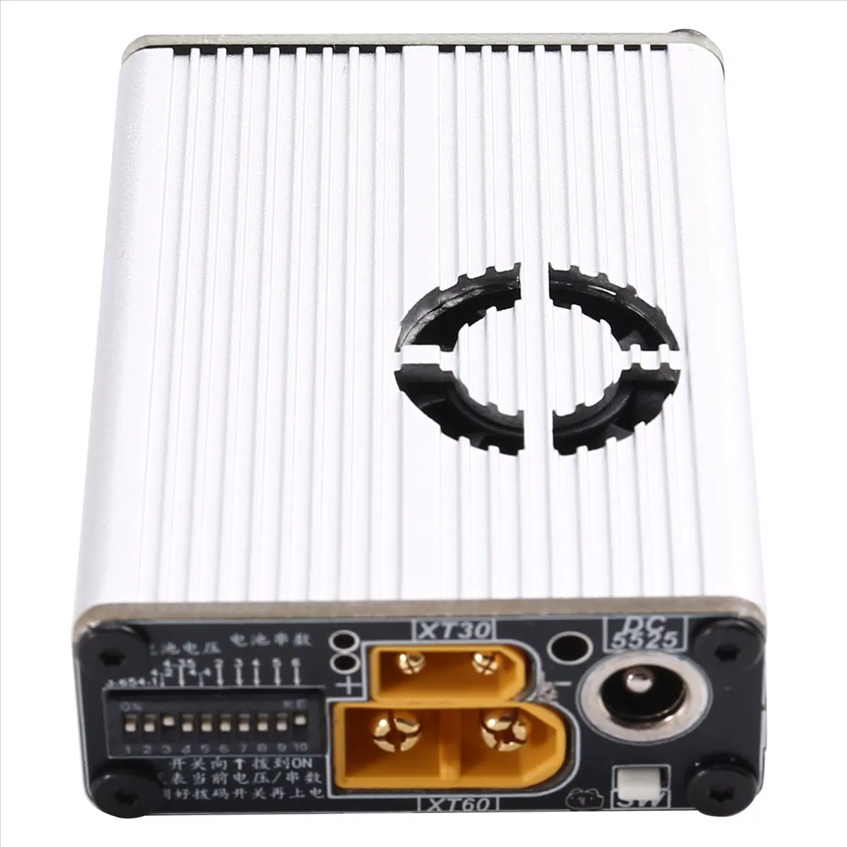 HDL PD3.1 140W Bidirectional Fast Charger TYPE C USB 2S with Cooling Fan for LiFePO4/Li-Ion Batteries -PD3.1/QC4+/DRP Silver