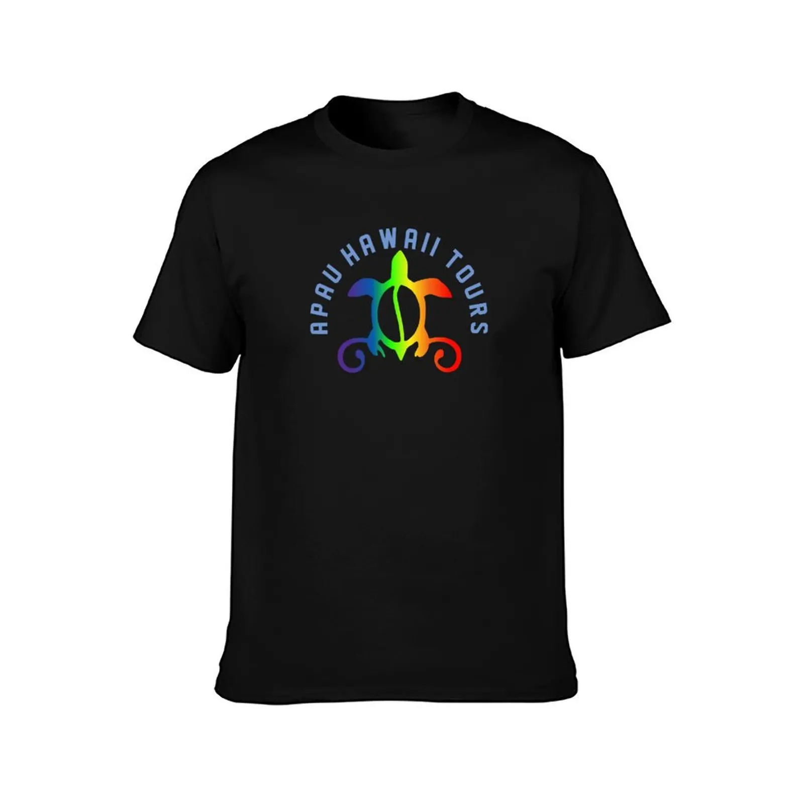Apau Hawaii Tours - Collegiate Style Logo T-Shirt Lightweight Basic Short Sleeve Shirt T-Shirt