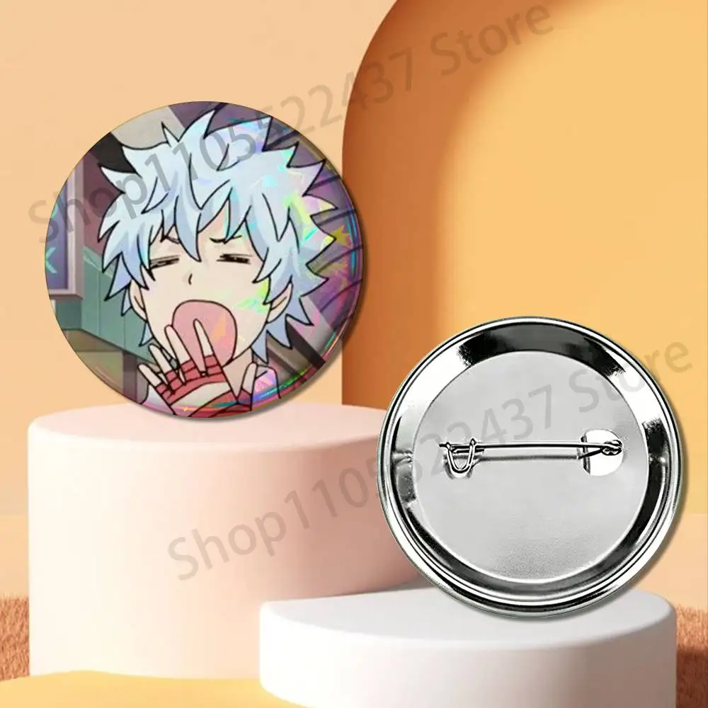 Funny The D-Disastrous Life of Saiki K Badges Pins Button Custom Anime Role Old-school Brooches Cartoon Collar Gifts