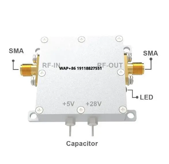 

Wideband Power Amplifier Module YPM484034H 100MHz to 4.8GHz 2.5W