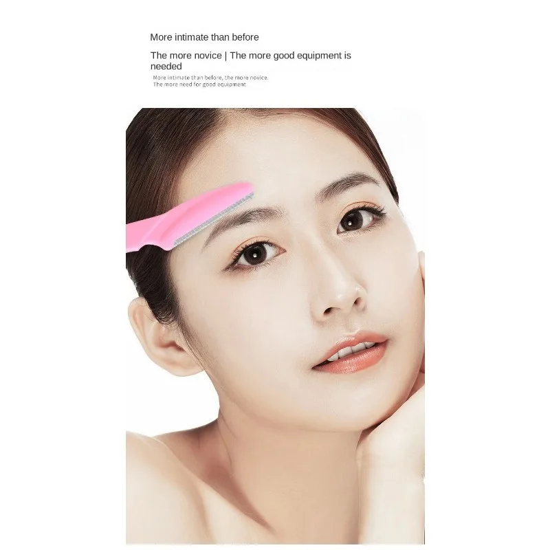 ماكينة حلاقة الحواجب وماكينة حلاقة الوجه للنساء والرجال ماكينة تشذيب شعر الحواجب وماكينة حلاقة أداة Dermaplaning للوجه مع غطاء واقي #5