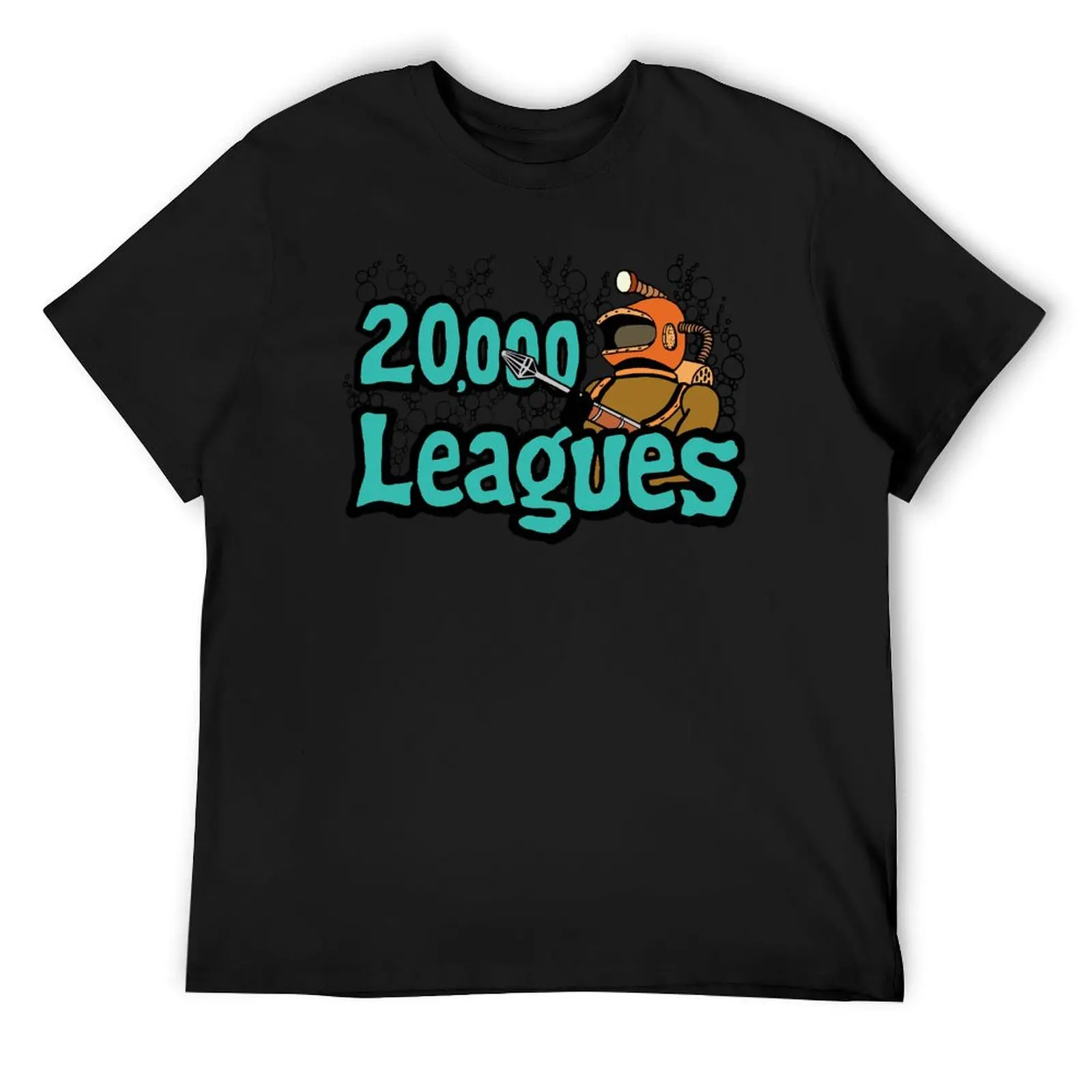 20,000 Leagues Under The Sea T-Shirt man t shirt man clothes oversized t shirt anime figures T-shirt men