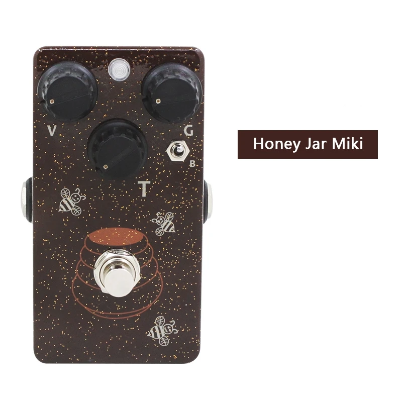 CKK HONEY JAR オーバードライブギターエフェクター CKK HONEY JAR MKII Single Block Overload Device Electric Guitar