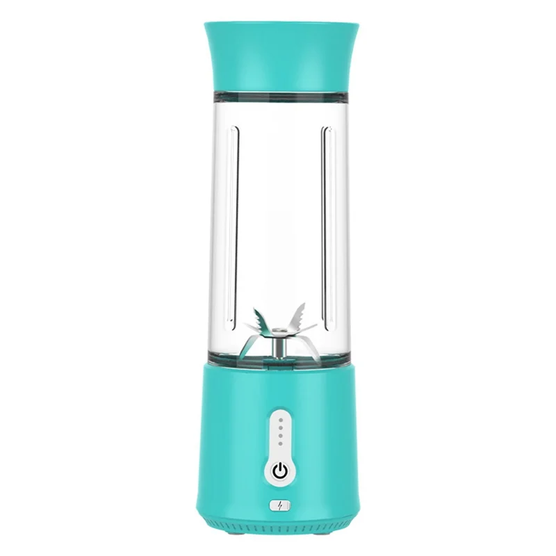 

Портативный электрический блендер, мини-ручной миксер для фруктов с 6 лезвиями, персональная USB аккумуляторная чашка для сока, 500 мл-A77G