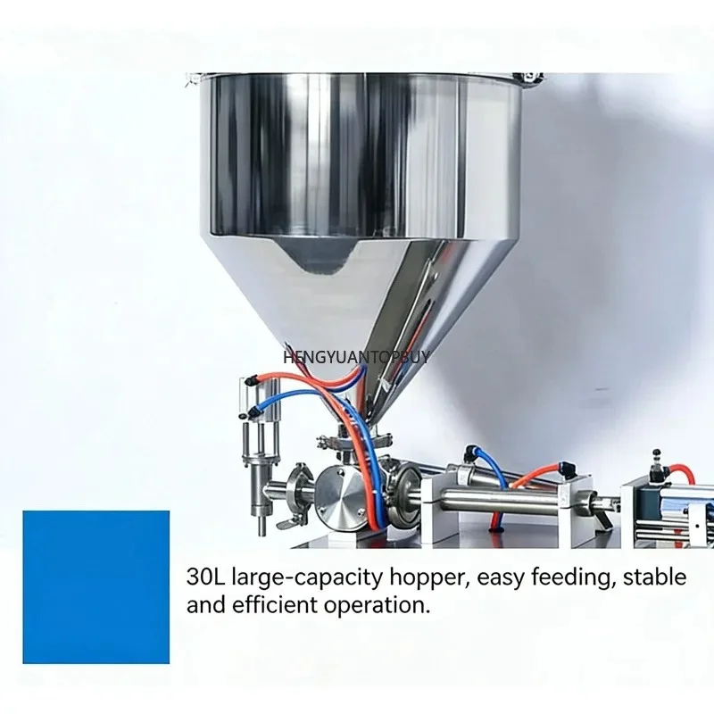 PBOBP Stainless Steel 30W Paste Filler 110V/60Hz Paste Filling Machine Cream Filler Suitable For Quantitative Filling