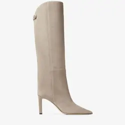 2025Ladies' New Slim Fit High-heeled Women's Boots, Fashionable Pointed High Top Sleeves, Fashionable Large Women's Boots