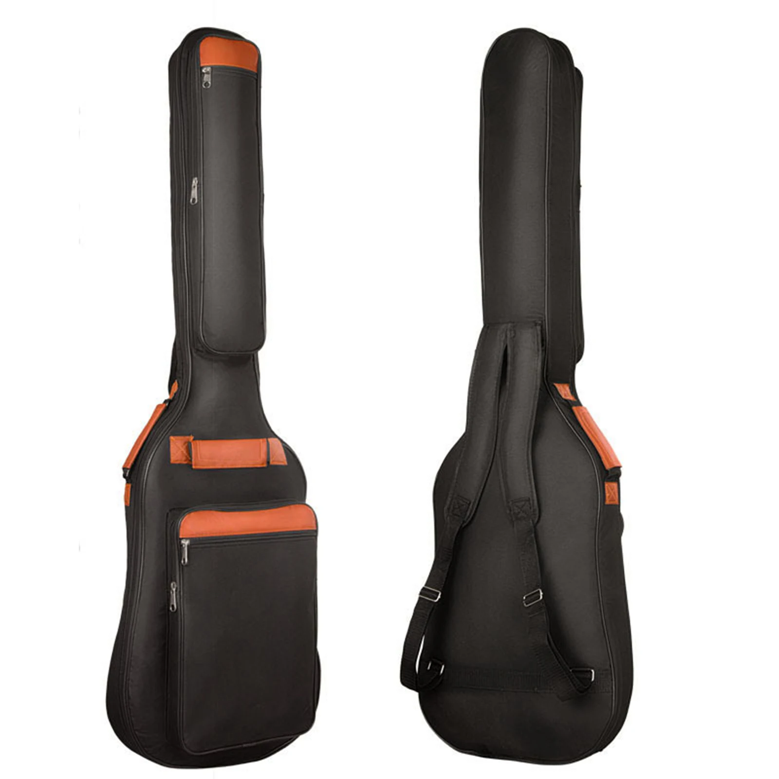 Electric Guitar Bag & Bass Case Padded Handle Backpack Acoustic Guitar Case Oxford Cloth Waterproof Instruments Bag for Travel