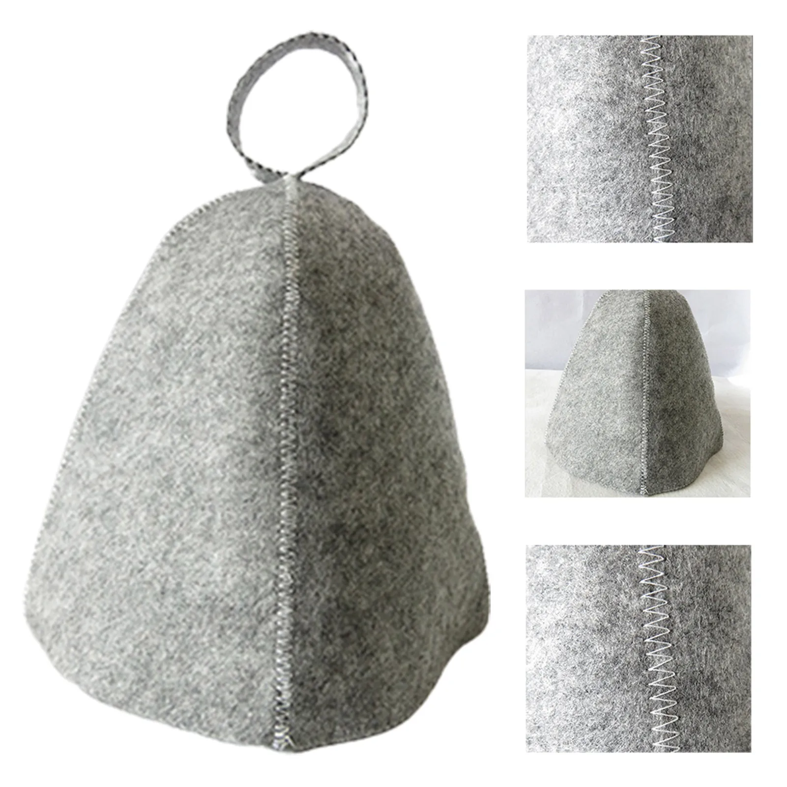 Wool Sauna Hat | Vaporarium Hat Sauna Hat for Men Women | Sauna Cap Russian Sauna Hat Bath Accessories for Sauna Room Sauna Club