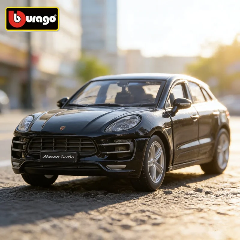 

Bburago 1:24 Porsche Macan SUV Alloy Luxy Car Model Diecast Metal Off-road Vehicle Car Model Simulation Collection Kids Toy Gift
